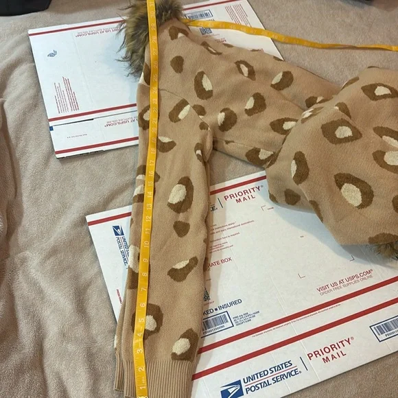 MUMU thick Fur Lining Long Coat Open Front  All adult items 5 for 35$ SALE - Picture 5 of 5